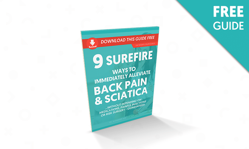 9 Surefire Ways To Immediately Alleviate Back Pain & Sciatica