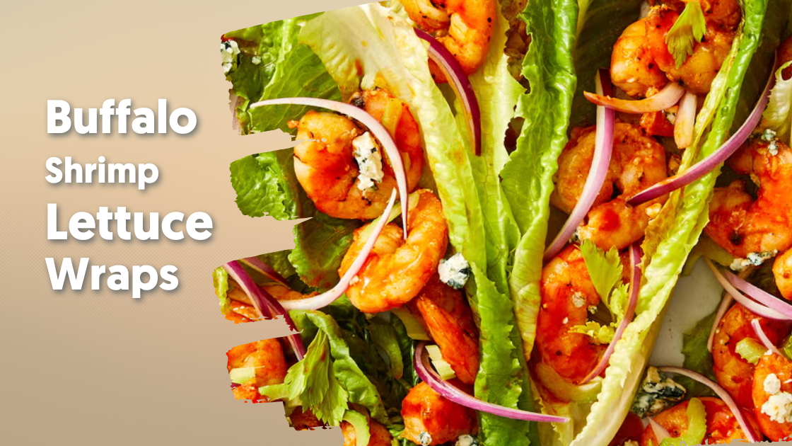 Buffalo Shrimp Lettuce Wraps Recipe